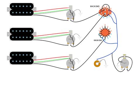 electric guitar wiring diagram  pickup  mefd