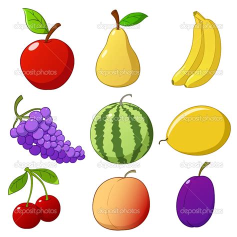 cute  colorful fruits  cartoon colors photo  fanpop