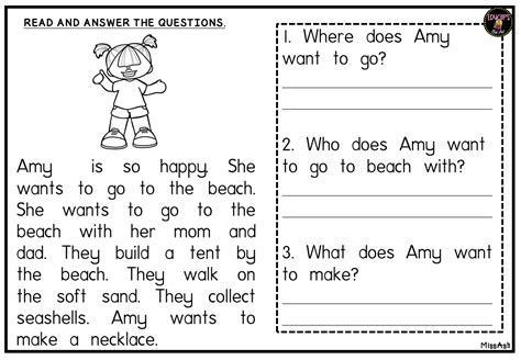 ash  teacher weekly reading comprehension