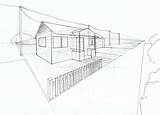 Perspective Drawing House Paintingvalley sketch template