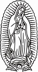 Virgen Guadalupe Coloring Pages La Lady Getdrawings Printable Color Getcolorings Print sketch template