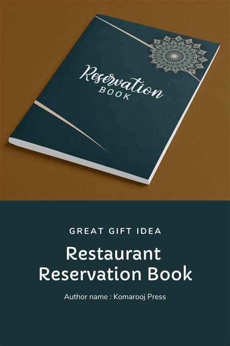 restaurant reservation book restaurant planner restaurant manager log book journal