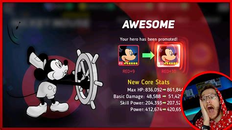 mickey  mouse red  promotion disney heroes battle mode youtube