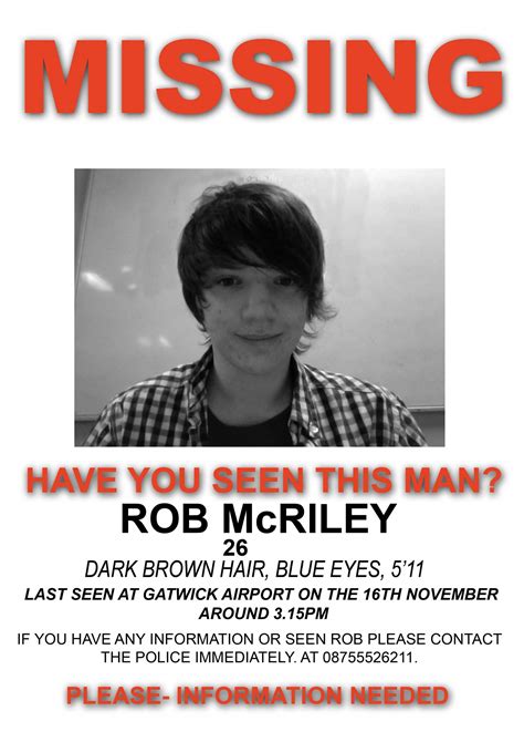 missing person poster template ks addictionary