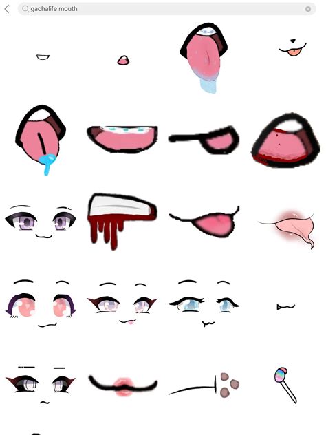 So I Searched Up Gacha Life Mouths On Pics Art Because I