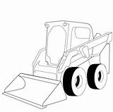 Skid Steer Coloring Pages Printable Supercoloring Categories sketch template
