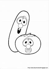 Coloring Veggie Tales Pages Printable Veggietales Color Print Online Sheets Movie Easter Kids Getcolorings Bob Larry Sheet Book Clips Getdrawings sketch template