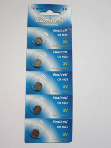 eunicell cr cr   lithium button cell battery batteries   ebay