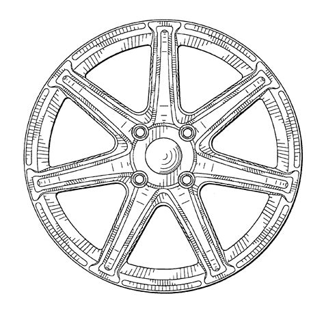 patent usd  spoke alloy wheel google patents