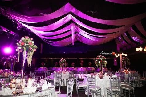 purple set up for a magical wedding magical wedding