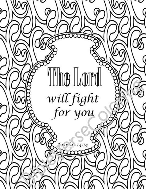 bible verse coloring pages inspiration quotes diy christian etsy