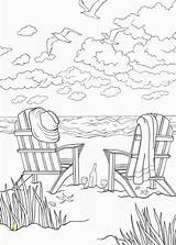 Coloring Beach Pages House Passport Calm Bliss Seashore Jessica Book Divyajanani sketch template