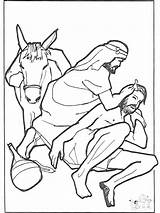Samaritan Samaritano Samariter Barmherzige Barmhartige Samaritaan Testament Kleurplaten Bibel Biblia Testamento Neues Anzeige sketch template