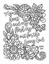 Coloring Pages Swirl Psalms Bible Getcolorings Color Printable Getdrawings Journaling sketch template