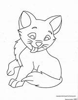 Cat Coloring Pages Kitten Kitty Printable Kids Template Kittens Cute Outline Color Templates Boys Print Cartoon Cats Sheets Puppies Puppy sketch template