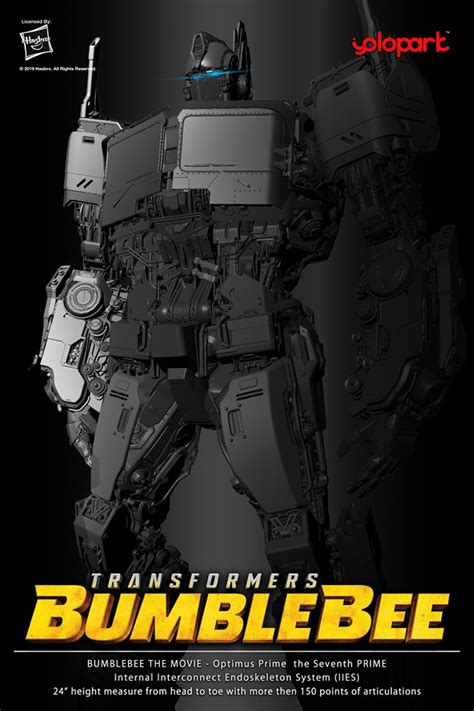Hasbro X Yolopark Bumblebee Movie Optimus Prime Action Figure Renders