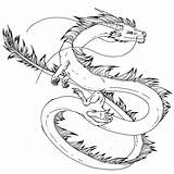 Dragones Drachen Colorear Draghi Colorare Disegni Drago Buen Chino sketch template