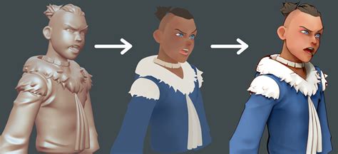 avatar new experimental cel shading project — polycount