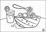 Coloring Pages Kids Food Navigation Post sketch template