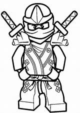 Kai Ninjago Coloring Pages Getdrawings sketch template