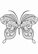 Papillon Insetti Adulti Moeilijk Vlinders Papillons Insectos Motifs Mariposas Insectes Jolis Coloriages Kleurplaat Justcolor Insects Adultos Stampare Farfalle Schmetterlinge Schwer sketch template
