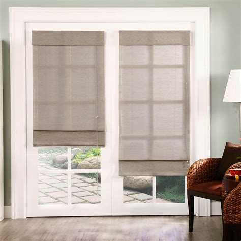 chicology roman shade jute fabric privacy nevada home home decor window treatments