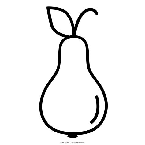 pear clipart coloring pear coloring transparent