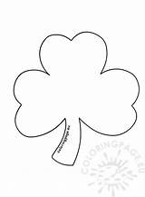 Shamrock Printable Coloring Reddit Email Twitter Coloringpage Eu sketch template