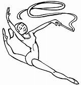 Gymnastics Coloring Pages Printable Categories Only sketch template