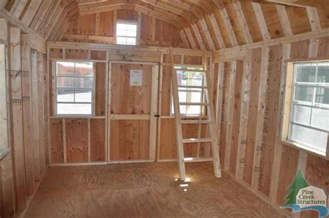 gambrel shed plans goehs