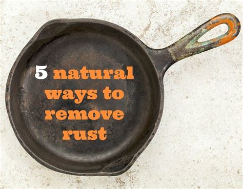 true methods  removing rust  metal objects
