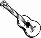 Gitar Mewarnai Alat Musik Tk Seni Paud Kreatifitas Jiwa Bermanfaat Meningkatkan Semoga sketch template