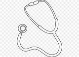 Stethoscope Drawing Clip Cartoon Coloring Favpng sketch template
