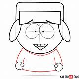 South Park Kyle Draw Broflovski Step Sketchok Drawing Characters sketch template