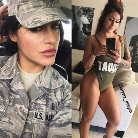 fitness model us air force vixen strips off uniform for sizzling boobs and booty flashes