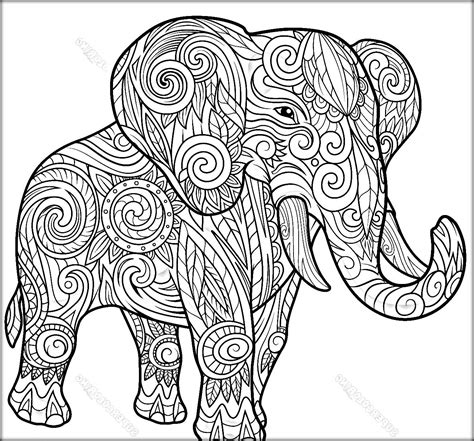 mandala colouring pages animals png  file