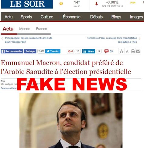 fake news  french election stories debunked bbc news