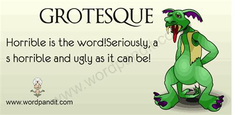 meaning  grotesque
