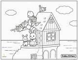 Coloring House Pages Beach Calico Critters Printable Color Colouring Adults Kids Divyajanani Info Getcolorings Getdrawings Cartoon Print sketch template
