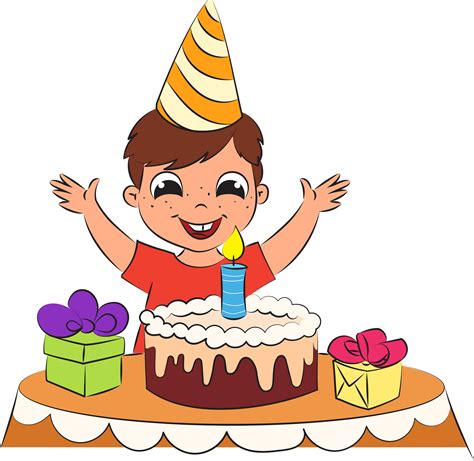 birthday party illustrations  clip art  birthday party