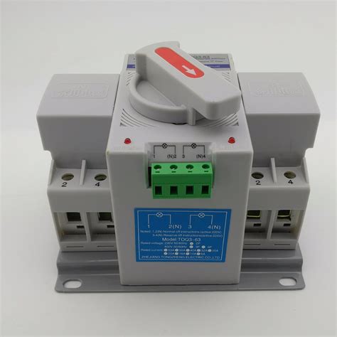 automatic transfer switch ats p   mcb type dual power