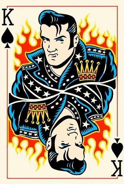 The King Is Never Down Playing Cards Art Playing