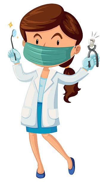 best female dentist clip art illustrations royalty free vector