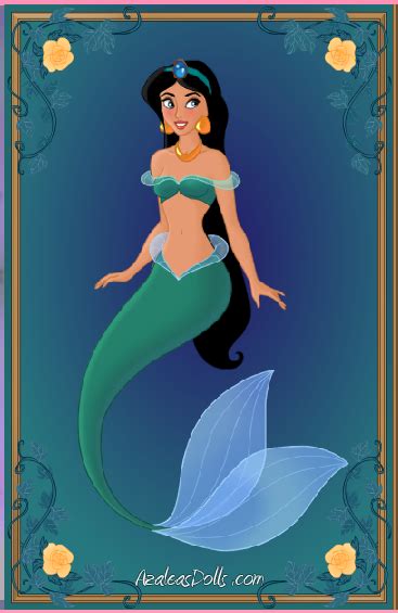 Mermaid Jasmine With Images Disney Princess Disney