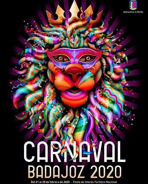 rey leon  antifaz anuncia el carnaval de badajoz  deconcursos