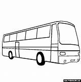Bus Coloring Pages Trucks Online sketch template