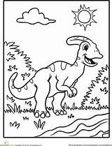 Education Hadrosaur Dinosaurs Printables sketch template
