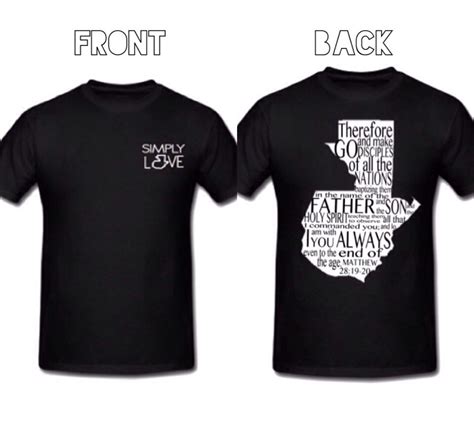 i m selling these t shirts for 20 to raise money for a christmas mission trip next month to