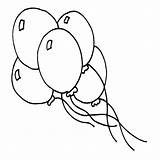 Coloring Balloon Pages Printable Popular sketch template