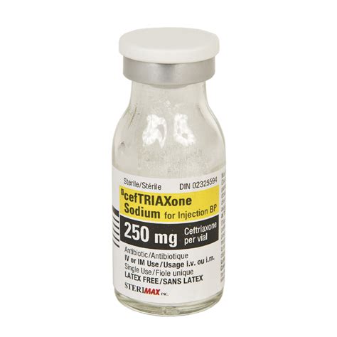 ceftriaxone sodium mg sterimax